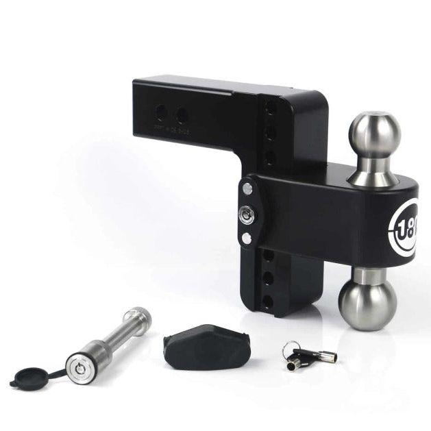 Weigh Safe 180 Hitch 6in Drop Hitch & 2.5in Shank (10K/18.5K GTWR) w/WS05 - Black Cerakote