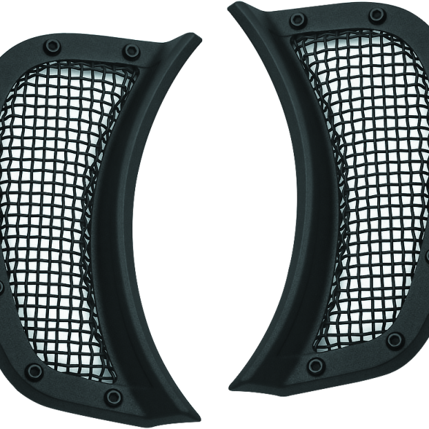 Kuryakyn Mesh Headlight Vent Accents Black