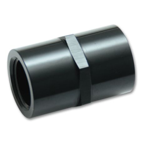 Vibrant 1/8in NPT Female Pipe Coupler Fitting - Aluminum