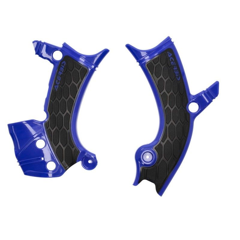 Acerbis 23+ Yamaha YZ450F Frame Guards- X-Grip - Blue/Black-Plastics-Acerbis-ACB2981441034-SMINKpower Performance Parts