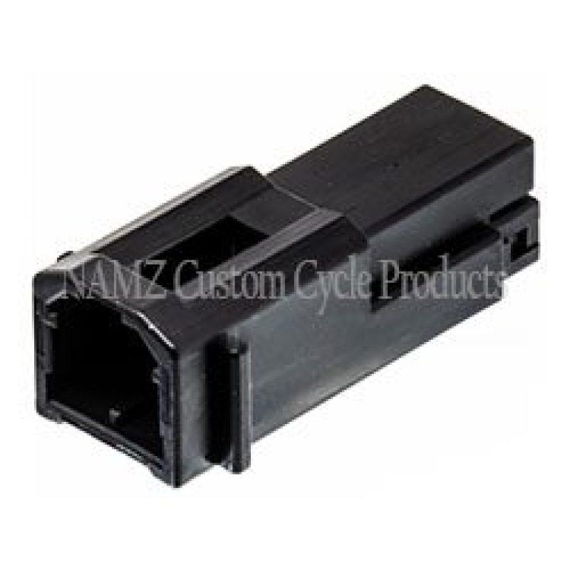 NAMZ AMP Multilock 2-Position Male Wire Cap Housing (HD 73102-96BK)
