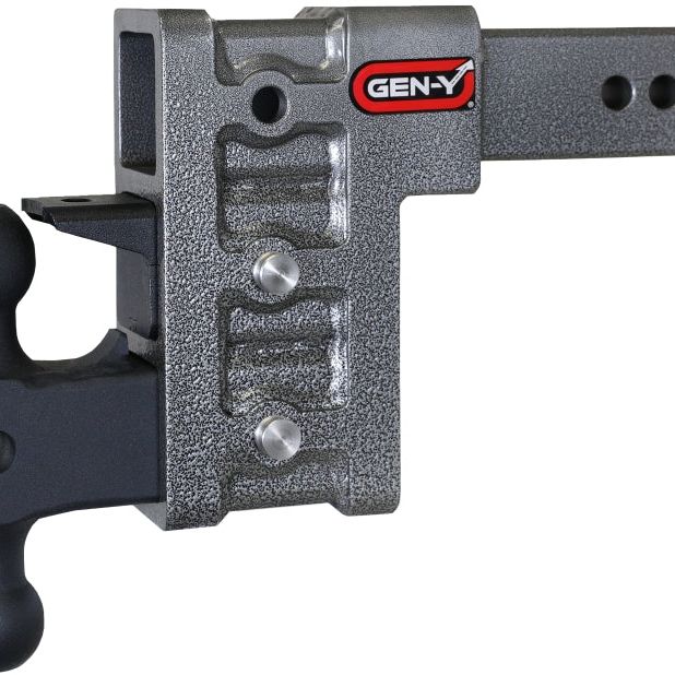 Gen-Y Mega Duty 2.5in Shank 6in Drop 3K TW 21K Hitch w/GH-061 Dual-Ball/GH-062 Pintle Lock