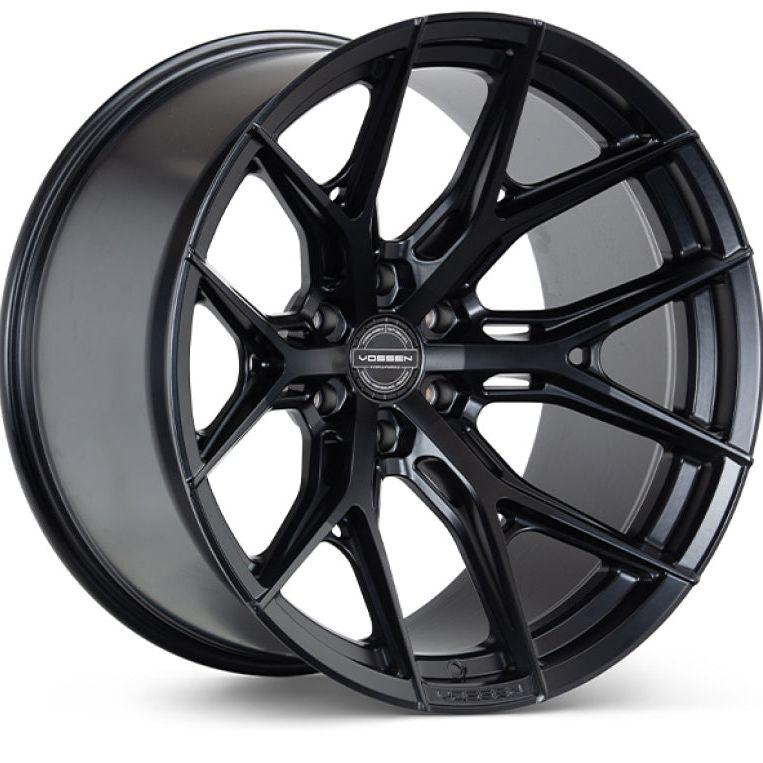 Vossen HF6-4 22x10 / 6x135 / ET-18 / Super Deep Face / 87.1 - Satin Black Wheel