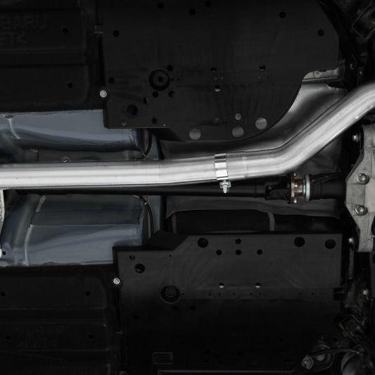 MBRP 2022 Subaru WRX 2.4L 3in Cat Back 5in OD Single Exit - Aluminized Steel