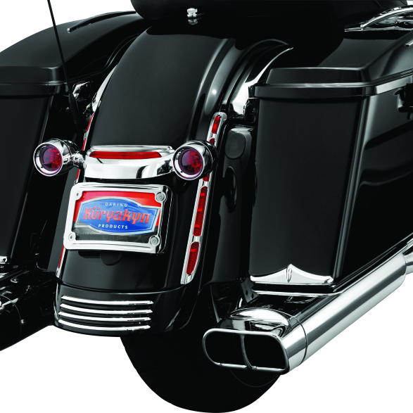 Kuryakyn Rear Fender Accents FLHX & FLTR Models Chrome