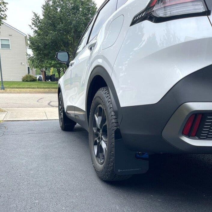 Rally Armor 23-24 Kia Sportage Black UR Mud Flap w/ Red Logo