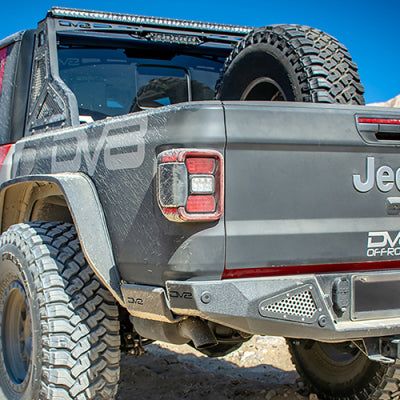 DV8 Offroad 2019+ Jeep Gladiator Bedside Sliders