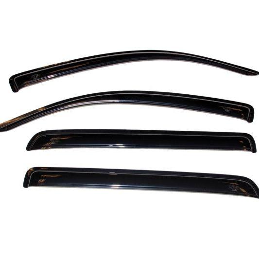 AVS 07-18 Toyota Tundra Crewmax Ventvisor Outside Mount Window Deflectors 4pc - Smoke