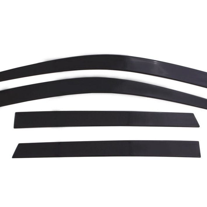 AVS 14-18 Chevy Silverado 1500 Ext. Cab Ventvisor Low Profile Deflectors 4pc - Smoke