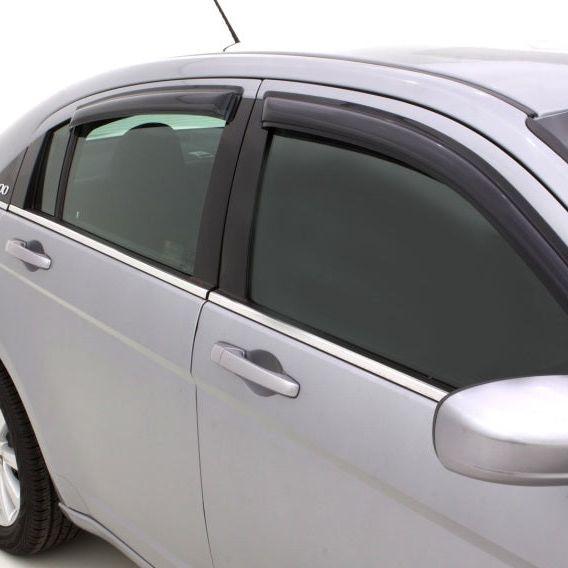 AVS 07-10 Chrysler Sebring Ventvisor Outside Mount Window Deflectors 4pc - Smoke