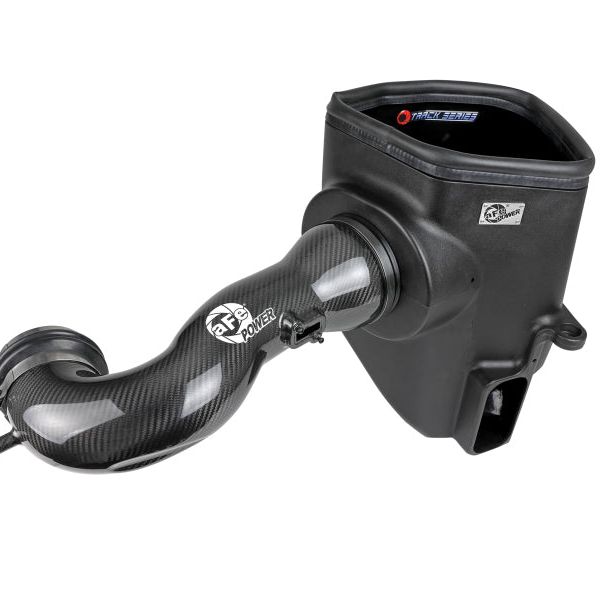 aFe 19-21 GM Trucks 5.3L/6.2L Track Series Carbon Fiber Cold Air Intake System W/ Pro Dry S Filters-Cold Air Intakes-aFe-AFE57-10015D-SMINKpower Performance Parts