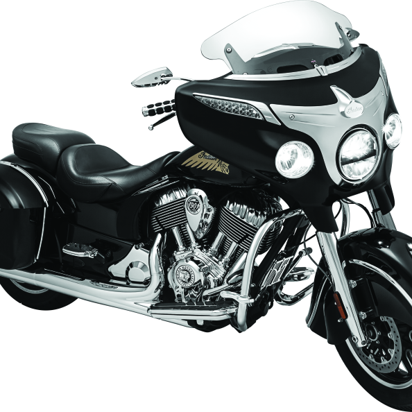 Kuryakyn Saddlebag Top Trim Indian Chrome