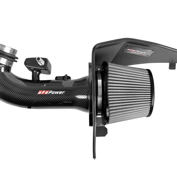 aFe 19-21 GM Trucks 5.3L/6.2L Track Series Carbon Fiber Cold Air Intake System W/ Pro Dry S Filters-Cold Air Intakes-aFe-AFE57-10015D-SMINKpower Performance Parts