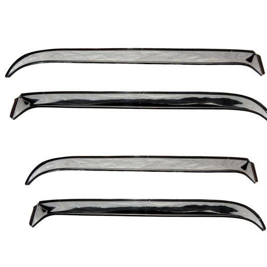 AVS 81-89 Lincoln Town Car Ventshade Front & Rear Window Deflectors 4pc - Stainless