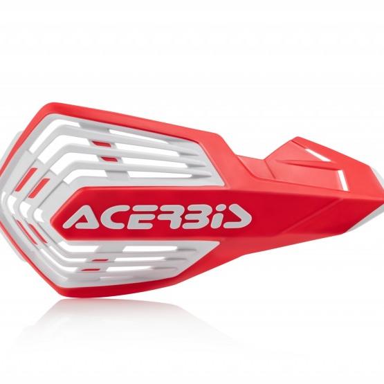 Acerbis X-Force Handguard - Red/White-Hand Guards-Acerbis-ACB2801961005-SMINKpower Performance Parts