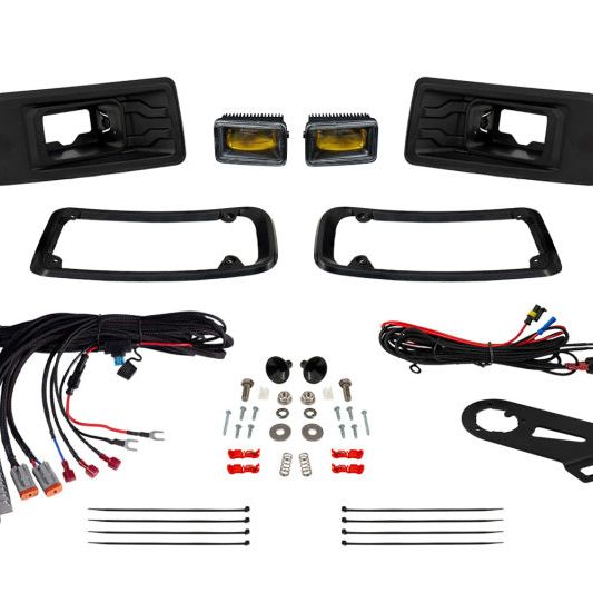 Diode Dynamics 2022+ Ford Maverick Elite Series Add-On LED Fog Light Kit Yellow