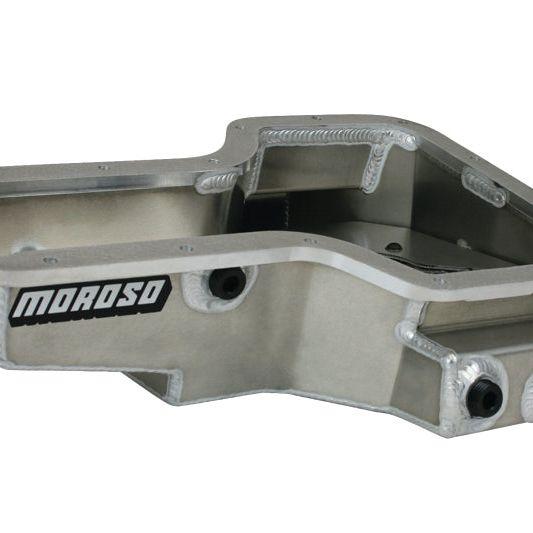 Moroso Lotus/Toyota 1ZZ/2ZZ Road Race Baffled Wet Sump 6qt Stock Depth Aluminum Oil Pan