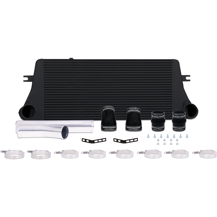 Mishimoto 94-02 Dodge Ram 2500 5.9L Cummins Intercooler Kit w/ Pipes (Black)