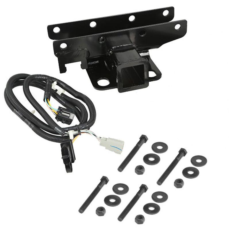 Rugged Ridge Receiver Hitch Kit w/ Wiring Harness 07-18 Jeep Wrangler JK-Hitch Accessories-Rugged Ridge-RUG11580.51-SMINKpower Performance Parts