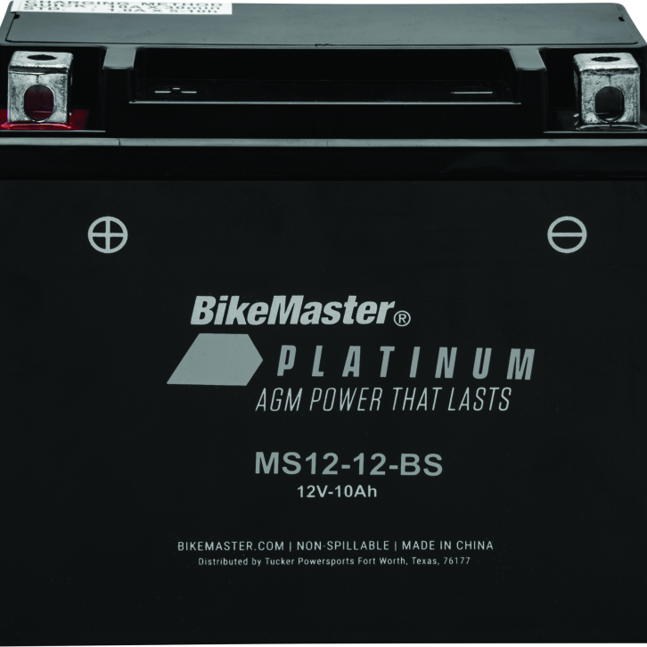 BikeMaster AGM Battery - MS12-12-BS