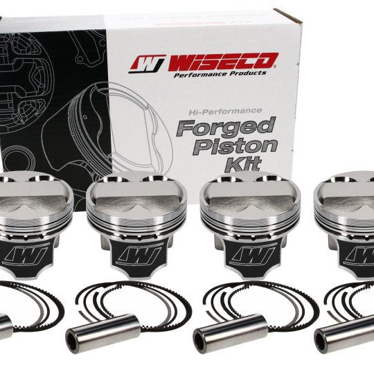 Wiseco Acura 4v DOME +5cc STRUTTED 81.5MM Piston Kit-Piston Sets - Forged - 4cyl-Wiseco-WISK566M815AP-SMINKpower Performance Parts
