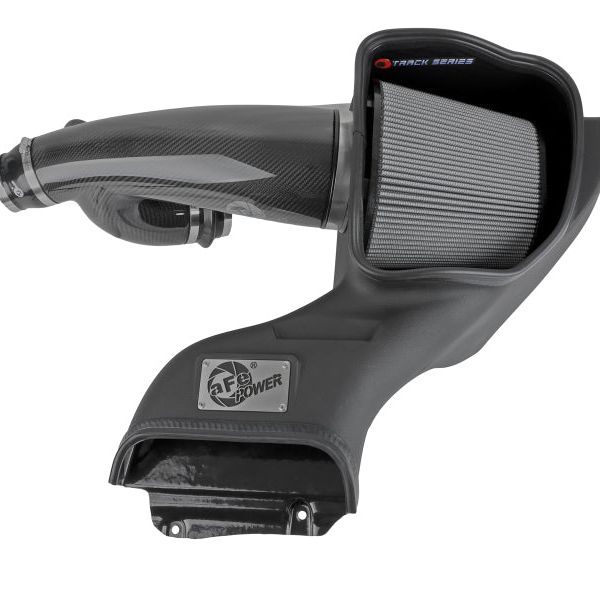 aFe 17-20 Ford F-150/Raptor Track Series Carbon Fiber Cold Air Intake System With Pro DRY S Filters-Cold Air Intakes-aFe-AFE57-10010D-SMINKpower Performance Parts