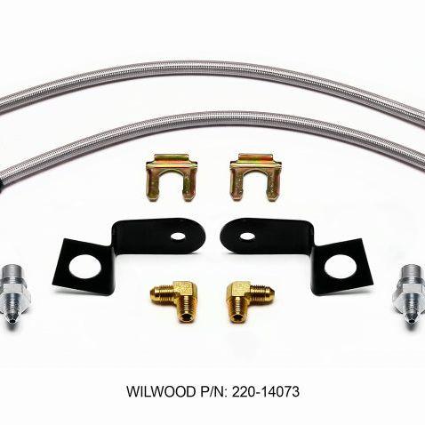 Wilwood Flexline Kit 14in. M10-1.00 90 Deg