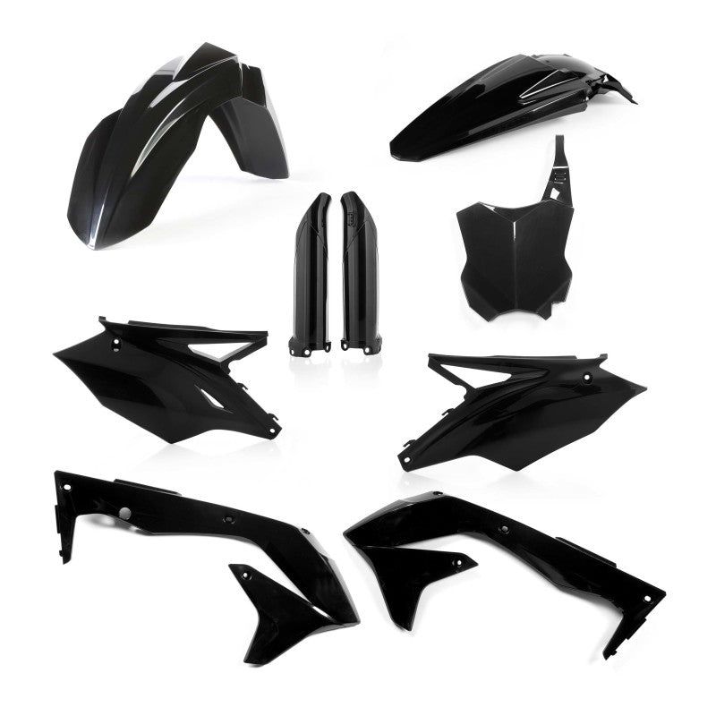 Acerbis 16-17 Kawasaki KX450F Full Plastic Kit - Black-Plastics-Acerbis-ACB2449570001-SMINKpower Performance Parts