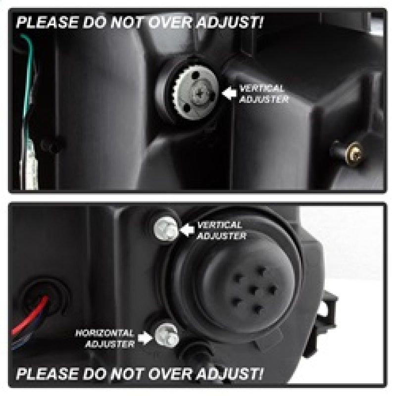 Spyder Ford F150 2015-2017 Projector Headlights - Light Bar DRL LED - Black PRO-YD-FF15015-LBDRL-BK-Headlights-SPYDER-SPY5083531-SMINKpower Performance Parts