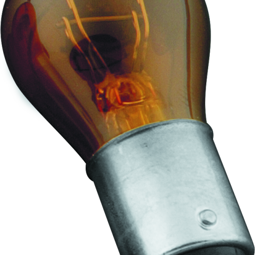 Kuryakyn Amber Incandescent Turn Signal Light Bulb