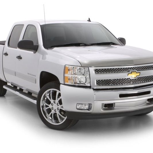 AVS 15-18 Chevy Silverado 2500 (Excl. Induct Hood) Aeroskin Low Profile Hood Shield - Chrome