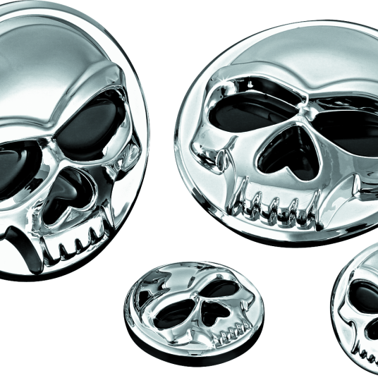 Kuryakyn Replacement Components Zombie Medallions 1in Diameter Chrome