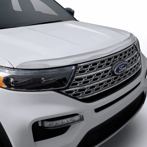 AVS 20-22 Ford Explorer (Excl. Vehicles w/Hood Lettering) Aeroskin Low Profile Hood Shield - Chrome