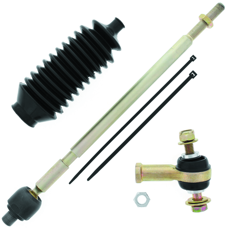 QuadBoss 14-19 Can-Am Commander 1000 Steering Rack Tie Rod Assembly Kit - Right Inner and Outer