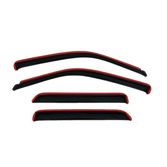 AVS 07-10 Chevy Aveo Ventvisor In-Channel Front & Rear Window Deflectors 4pc - Smoke