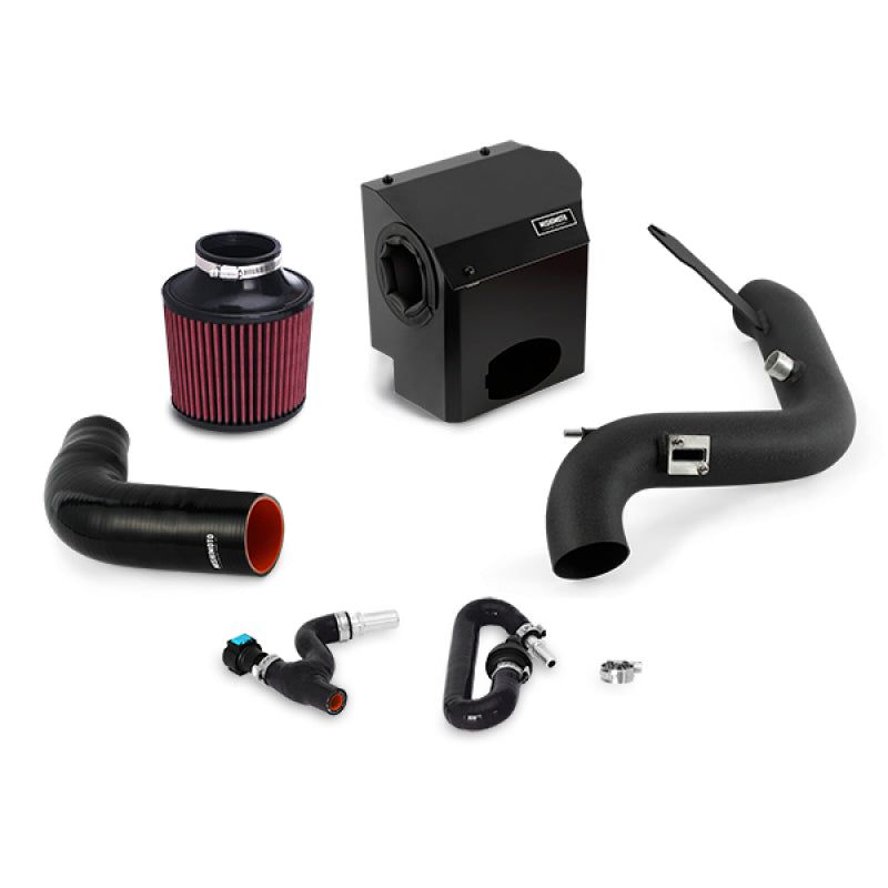 Mishimoto 2016 Ford Fiesta ST 1.6L Performance Air Intake Kit - Wrinkle Black-Cold Air Intakes-Mishimoto-MISMMAI-FIST-16WBK-SMINKpower Performance Parts