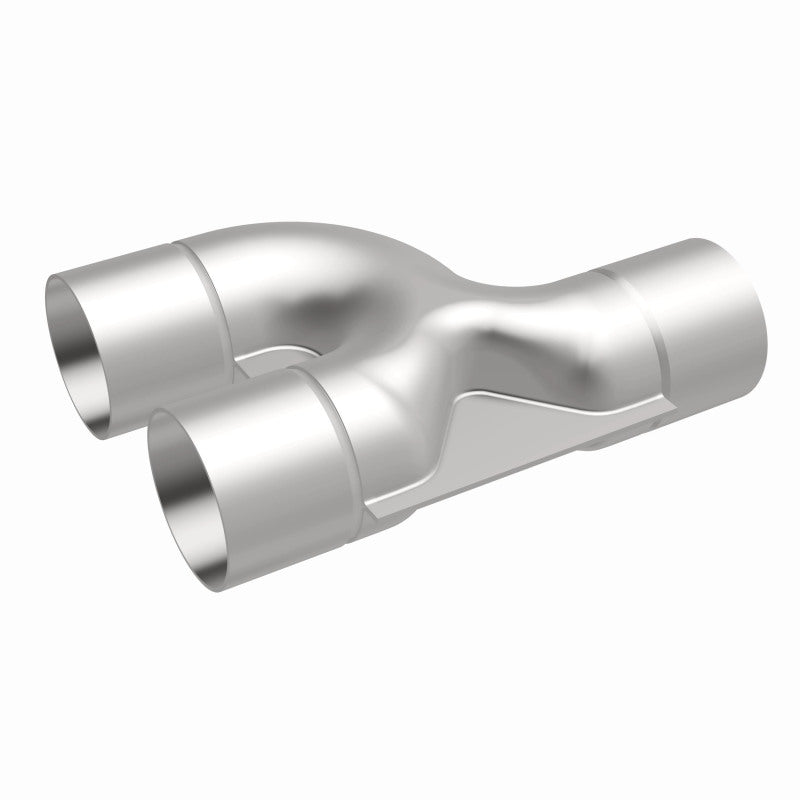 MagnaFlow Smooth Trans Y 2.50inch SS 90 deg.-Catalytic Converter Universal-Magnaflow-MAG10732-SMINKpower Performance Parts