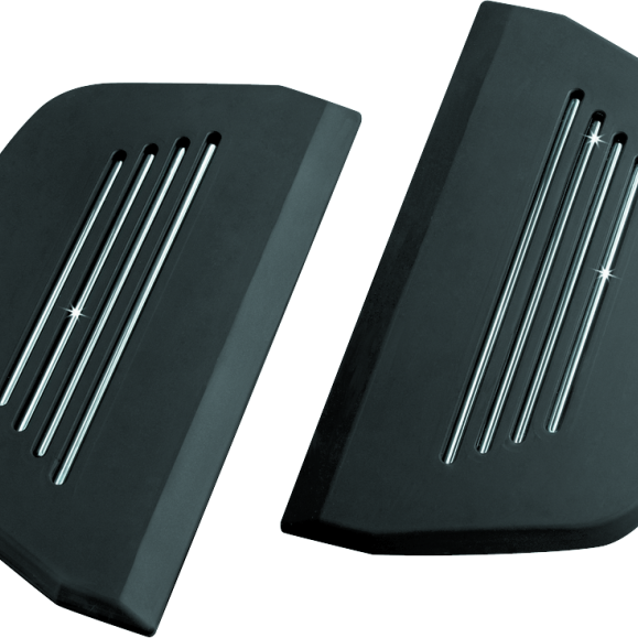 Kuryakyn Premium Passenger Board Inserts 86-Up Touring Models Black