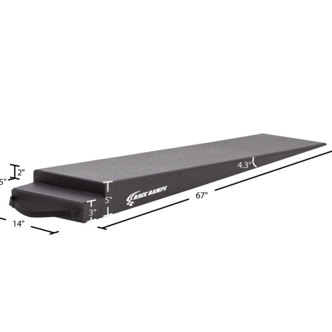 Race Ramps 5in. Trailer Ramp - 4.3 Degree Approach Angle