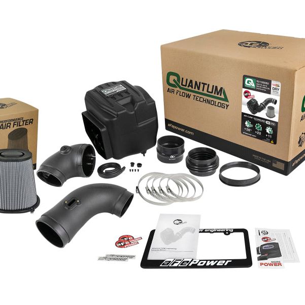 aFe Quantum Pro DRY S Cold Air Intake System 08-10 GM/Chevy Duramax V8-6.6L LMM - Dry-Cold Air Intakes-aFe-AFE53-10005D-SMINKpower Performance Parts