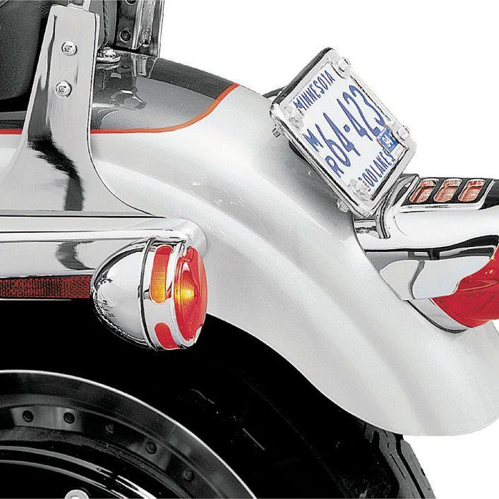 Kuryakyn Tail Lamp Visor With Slots Chrome