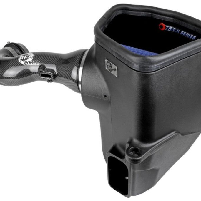 aFe 19-20 GM Trucks 5.3L/6.2L Track Series Carbon Fiber Cold Air Intake System With Pro 5R Filters-Cold Air Intakes-aFe-AFE57-10015R-SMINKpower Performance Parts