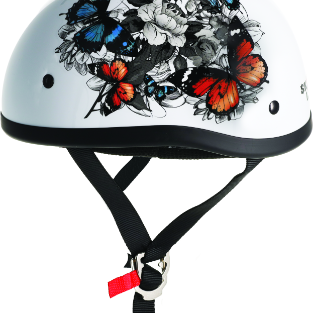 Skid Lids White Rose Original Helmet - XS