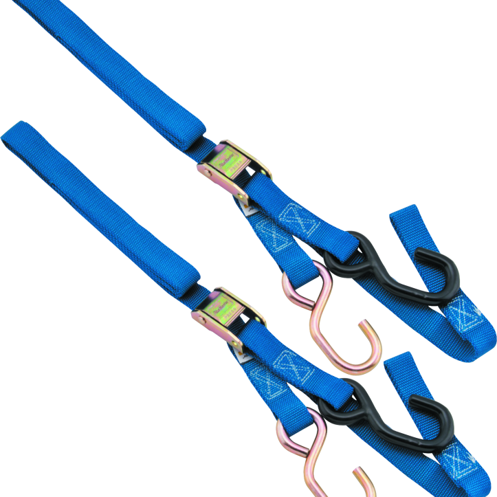 BikeMaster Tiedown Integrated Softhook - Blue