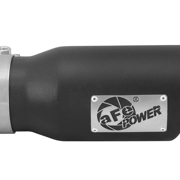 aFe MACHForce XP 3in Inlet x 4in Outlet x 9in Length Clamp-On Black Tip-Catback-aFe-AFE49T30401-B09-SMINKpower Performance Parts