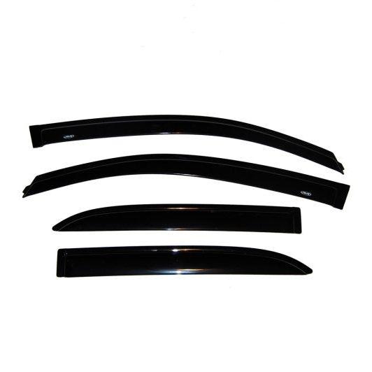 AVS 05-09 Chevy Equinox Ventvisor Outside Mount Window Deflectors 4pc - Smoke