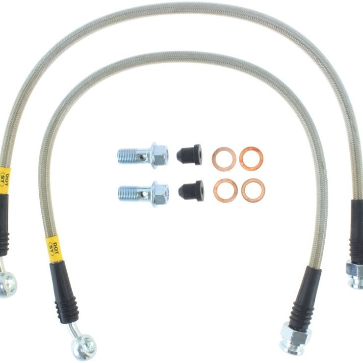 StopTech 97-04 Chevrolet Corvette Stainless Steel Rear Brake Line Kit-Brake Line Kits-Stoptech-STO950.62500-SMINKpower Performance Parts