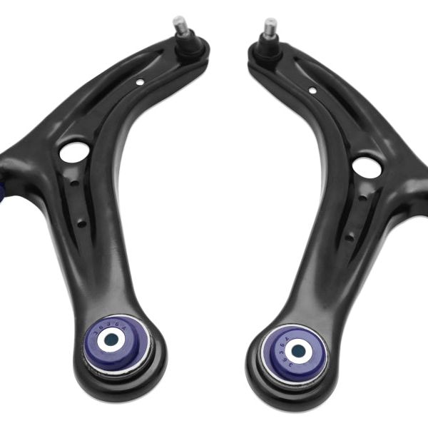 Superpro 13-17 Ford Fiesta Complete Front Lower Control Arm Kit (Caster Increase) - SMINKpower Performance Parts SPRTRC1048 Superpro