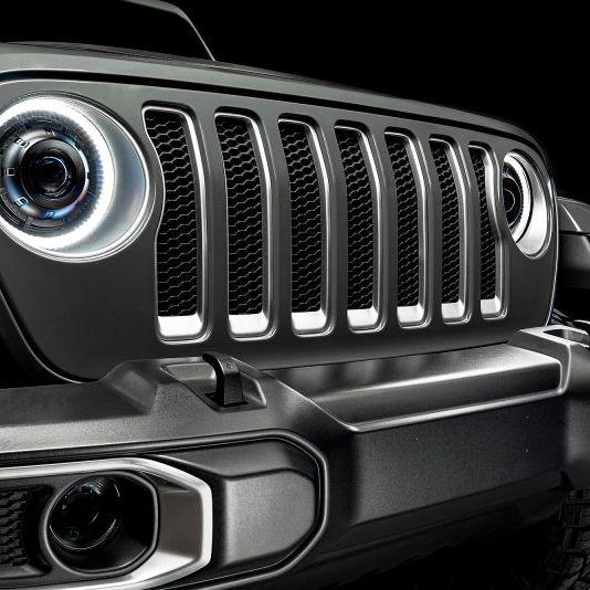 Oracle Oculus Bi-LED Projector Headlights for Jeep JL/Gladiator JT - Matte Blk - 5500K SEE WARRANTY