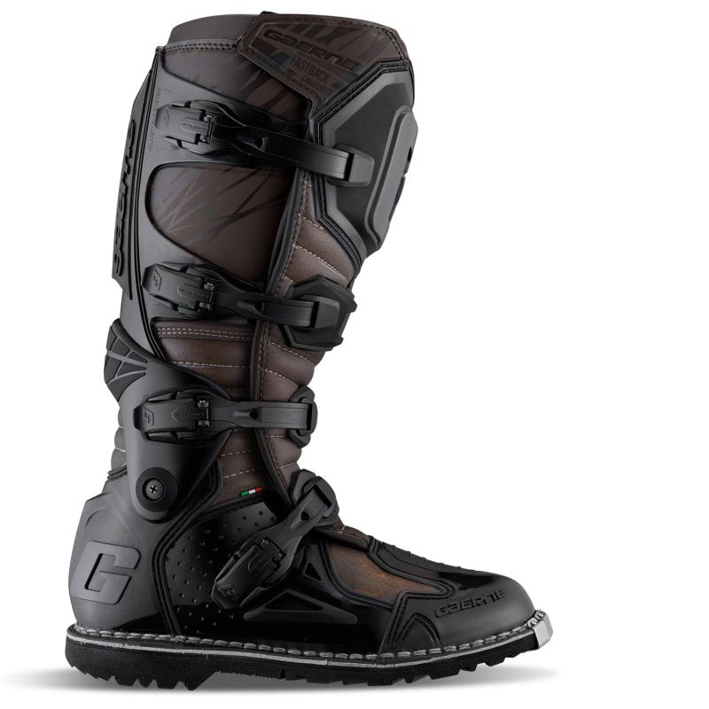 Gaerne Fastback Endurance Enduro Boot Black/Brown Size - 10-Motorcycle Boots-Gaerne-GAR2197-013-10-SMINKpower Performance Parts